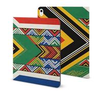 South African Flag Funny Tablet Case Compatible with IPAD 2020 AIR 4 （10.9in） Personality Protective Cover with Pen Slot