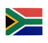 South African flag Horizontal Wooden Puzzle 500 Pcs Develop Hands-on Skills for Relax and Parent-Child Interaction