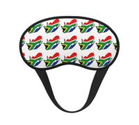 South African Flag Map Sleep Mask 100% Light Blocking Eye Mask for Sleeping, Sleep Mask for Unisex for Travel/Nap