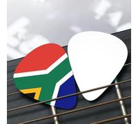 South African flag Patterned guitar pick set - (thin/medium/thick), widely compatible with all kinds of stringed instruments,