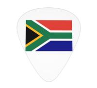South African flag print Celluloid Guitar Plectrums for Acoustic Guitar Bass,Guitar Picks with Organizer Box