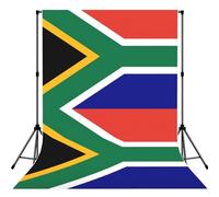 South African Flag Print Photo Studio Background 5x7ft Soft Photo Backdrop Curtain For Studio Content Creator Equipment