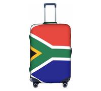 South African Flag Print Travel Elastic Suitcase Luggage Baggage Cover Protector, Washable And Anti-Scratch, White, XL