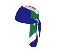 South African flag Printed Quick Drying Cycling Cap, Breathable Mesh Bandana Helmet Liner, for Running Fishing