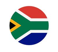 South African flag Round acrylic refrigerator magnets, home decor magnets, stylish, office magnets.