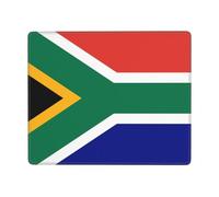 South African Flag Small Non Slip Mouse Pad 7 x 9 Inches Convenient Comfortable Durable and Stylish Design