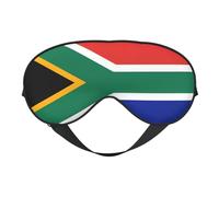 South African flag soft eye mask for sleeping - ideal for women men and travel, comfortable and adjustable, perfect for indoor and outdoor use