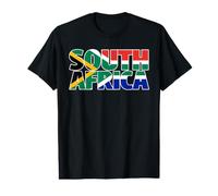South African Flag South Africa Letters Howzit Saffa Value Graphic T-Shirt