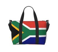 South African flag Versatile Personal Item Travel Bags for Women - Spacious Duffel Bags for Traveling, Gym Bags for Men, Black, One Size