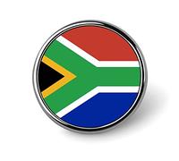 South African FlagRound Brooch Lapel Pin Decoration Pins Badge for Men Women
