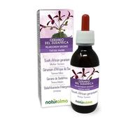 South African Geranium (Pelargonium sidoides) Roots Alcohol-Free Mother Tincture Naturalma - Liquid Extract Drops 120 ml - Food Supplement - Vegan