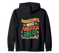 SOUTH AFRICAN IMMIGRANTS MAKE AMERICA GREAT Zip Hoodie