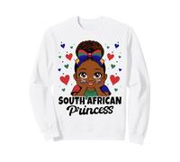 South African Princess Girl Roots South Africa Flag Heritage Sweatshirt