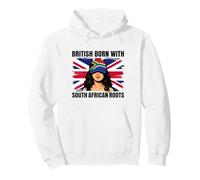 South African Roots British Born Girl South Africa Heritage Pullover Hoodie