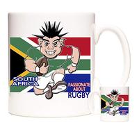 South African Rugby Mug. South Africa Passionate About Rugby.Gift for Rugby Fans. South Africa Coffee Mug. Rugby World Cup Gift Mug