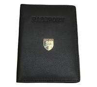 South African Shield Leather Passport Cover Black Holder RFID Safe Gift 481