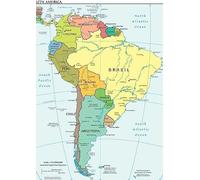 South America Map Tin Signs Vintage Home Wall Decor Welcome Plaque Housewarming Gift for Indoor Outdoor Farmhouse Yard Home Wall Decorative 8x12 Inch