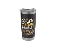 South Asian Female Pride Stainless Steel Insulated Tumbler