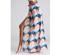 South Beach Print Mesh Skirt Floral