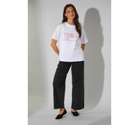 South Beach Women's Girl Dinner Tee in White | Size: Medium South Beach White M