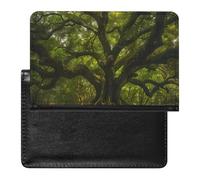 South Carolina Angel Oak Tree Passport Wallet Cute Passport Case with Card Slot Travel Passport Holder Cover