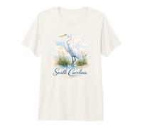 South Carolina Beautiful Heron Premium T-Shirt