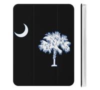 South Carolina Flag Compatible with iPad Mini 4/5/6 Cute Tablet Case with Pencil Holder Slim Hard Protective Cover