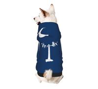 South Carolina Flag Dog Hoodie â€“ Soft & Breathable Polyester Pet Clothes for Small, Medium, and Large Dogs