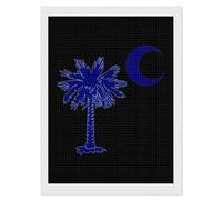 South Carolina Flag Funny Diamond Art Kits DIY Painting Diamonds Picture Wall Decor Decoration