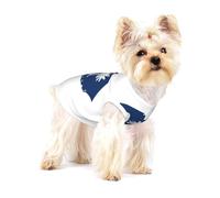 South Carolina Flag Map print Tshirts for Small Dogs Dog's Fashion Shirt Breathable Sleeveless Shirts for Small Dogs