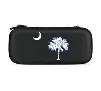 South Carolina Flag Portable Storage Bag Compatible with Switch Carrying Case Protector Bags with 15 Games Accessories