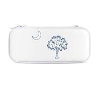 South Carolina Flag Portable Storage Bag Compatible with Switch Carrying Case Protector Bags with 15 Games Accessories