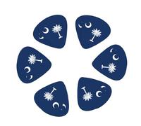 South Carolina Flag print Celluloid Guitar Plectrums for Acoustic Guitar Bass,Guitar Picks with Organizer Box