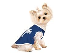 South Carolina Flag Print Dog Lightweight Shirt,Summer Cool Breathable Dog t Shirts,Pet Sleeveless Stretchy Clothes