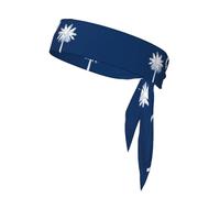 South Carolina Flag Sport Anti-Sweat and Anti-Slip Hair Bands for Men and Women Workout Running Sports