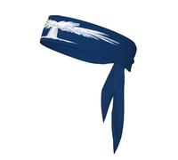 South Carolina Flag Sports Head Tie, Adjustable Tie Headband for Men and Women, Soft & Breathable, Perfect for Any Sport