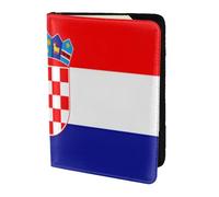 South Carolina Flag Travel Passport Holder Cover Wallet Leather Case Travel Essentials Luggage Accessories, Republic Of Croatia Flag, One Size, Contemporary