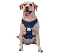 South Carolina Flag X-Large Printed pet Traction Vest for Pets to wear When Walking The Dog or Climbing Mountains
