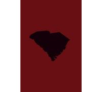SOUTH CAROLINA GARNET AND BLACK - Premium Lined Journal | 6" x 9" | Soft Cover | 120+ Pages: A High-Quality Writing Notebook - Ideal for School, Work, or Thoughtful Gifts