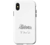 South Carolina Home Black Skyline Travel Art Souvenir Case for iPhone X/XS