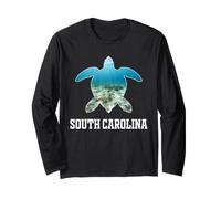 South Carolina Loggerhead Sea Turtle Wildlife Coastal Ocean Long Sleeve T-Shirt