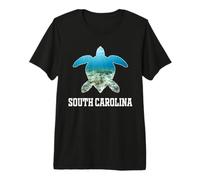 South Carolina Loggerhead Sea Turtle Wildlife Coastal Ocean Premium T-Shirt
