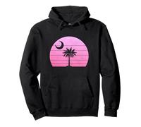 South Carolina Palmetto Moon State Flag Vintage Pride Pullover Hoodie