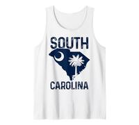 South Carolina Palmetto State Vintage Pride Tank Top