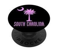 SOUTH CAROLINA PALMETTO TREE FLAG SC CRESENT MOON PopSockets Adhesive PopGrip