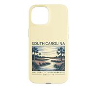 South Carolina Soft Light & Tide-Born Still Since 1788 Case for iPhone 15
