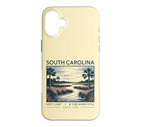 South Carolina Soft Light & Tide-Born Still Since 1788 Case for iPhone 16 Plus
