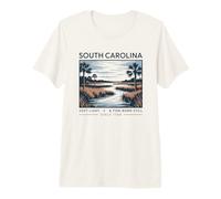 South Carolina Soft Light & Tide-Born Still Since 1788 Premium T-Shirt