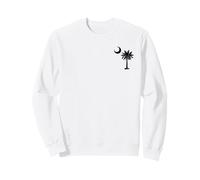South Carolina State Flag Palmetto Tree Crescent Moon SC Sweatshirt