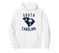 South Carolina State Flag Palmetto Tree Half Moon SC Pullover Hoodie